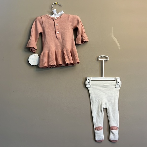 Edgehill Collection
Baby Girls Newborn-6 Months Sweater Knit Bottom Set - Picture 3 of 8